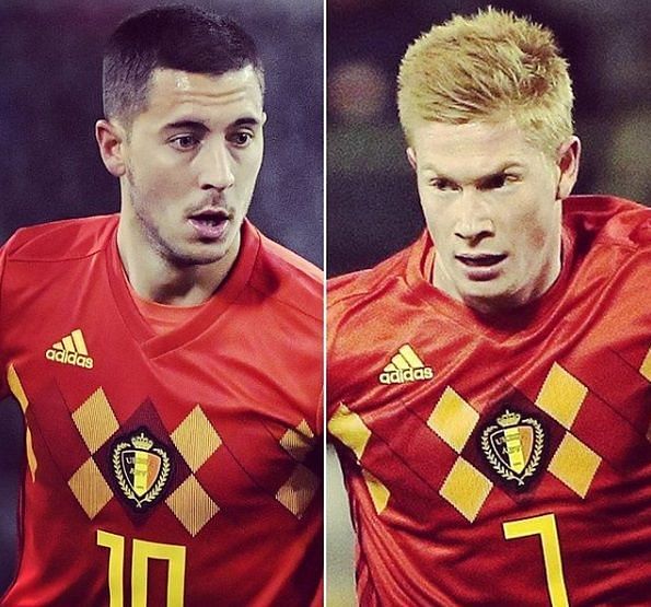 Two of the best midfielders in the world - Hazard and Kevin De Bruyne
