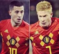 Two of the best midfielders in the world - Hazard and Kevin De Bruyne