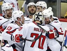 Caps drop Penguins in OT to advance to conference finals