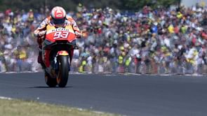 Marquez extends lead at Le Mans as Dovizioso crashes again