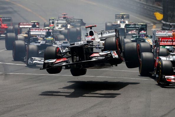 MONACO GRAND PRIX - 5 CRAZY CRASH IN MONACO TRACK #formula1 #monacogr