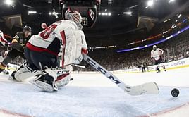 Goalies under siege in Game 1 shootout between Caps, Knights