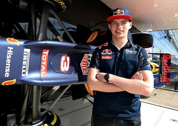 Max Verstappen at Red Bull Racing Factory