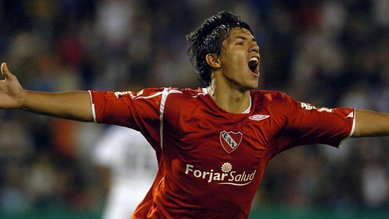 Sergio Aguero became a star at Independiente as a young teenager