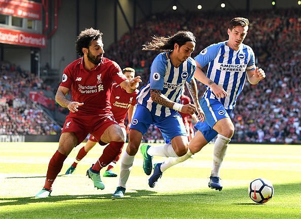 Brighton&#039;s defenders had a nightmare in dealing with Liverpool&#039;s attackers