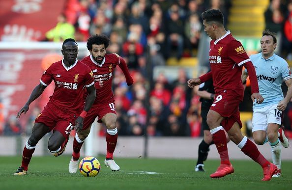 2018 EPL Premier League Football Liverpool v West Ham Utd Feb 24th