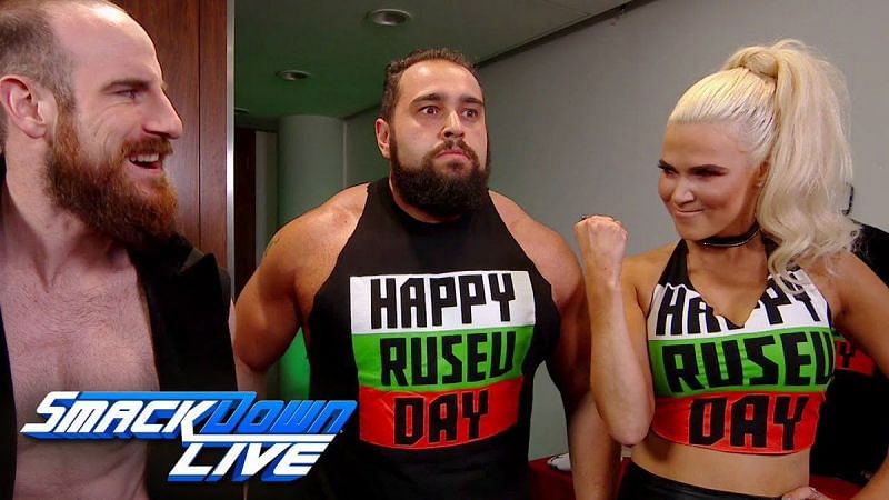 Lana did indicate not long ago that Aiden English was holding Rusev back!