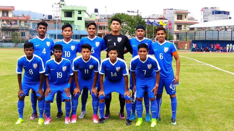 India U16 team