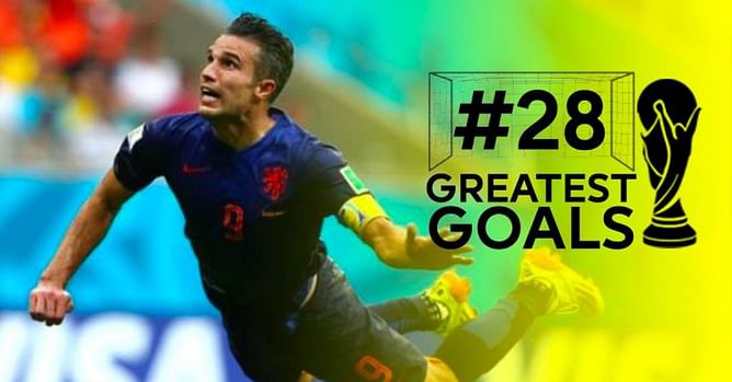 40 Greatest Goals in World Cup History: #28 Robin van Persie - Netherlands vs Spain ('14)