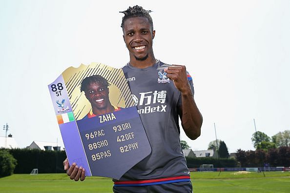 Wilfried Zaha is Awarded with the EA SPORTS Player of the Month for April