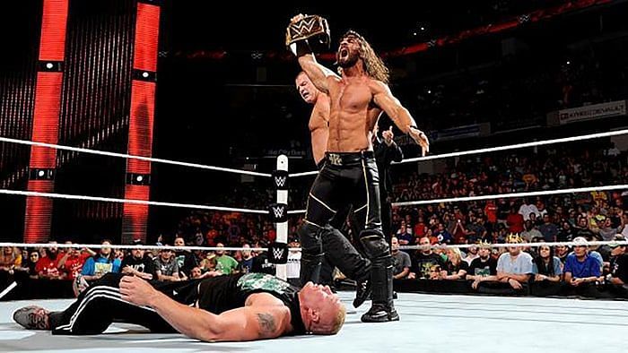 Lesnar has never picked up a pinfall victory over Seth Rollins 