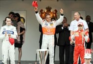 Hamilton, Kubica & Massa on the podium at the 2008 Monaco GP