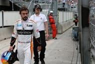 Fernando Alonso of Spain and McLaren F1 Team returns to...