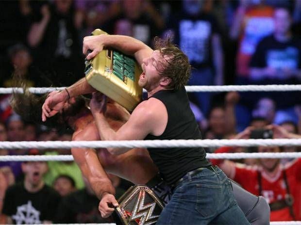 Image result for dean ambrose cashes in money in the bank