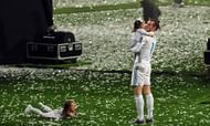 Real Madrid Celebrate After Victory In The Champions League Final