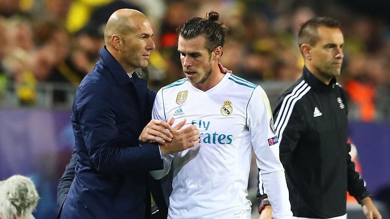 Enter captioZidane use of Bale has affected Bale&#039;s performancesn