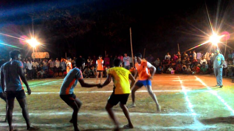 Most kabaddi players start off by playing on clay pitches.