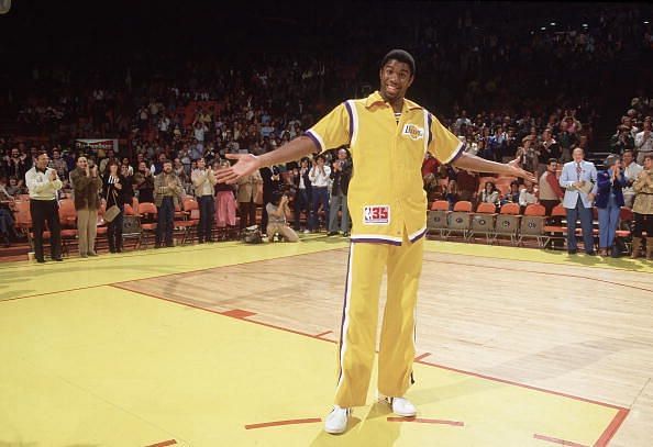 Los Angeles Lakers Magic Johnson...