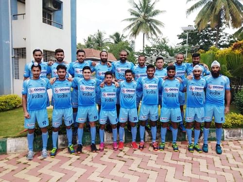 the Indian Team for Rabobank Menâs Hockey Champions Trophy Breda 2018