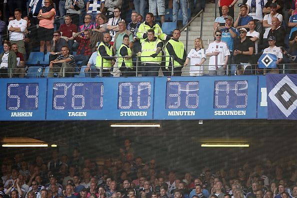 Hamburg relegation clock