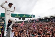 Race winner Lewis Hamilton of Great Britain and Mercedes GP...