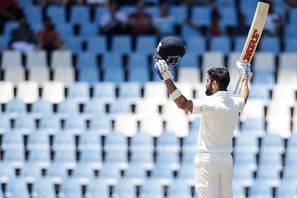 Kohli has had a good start to 2018 with the bat in Test match cricket