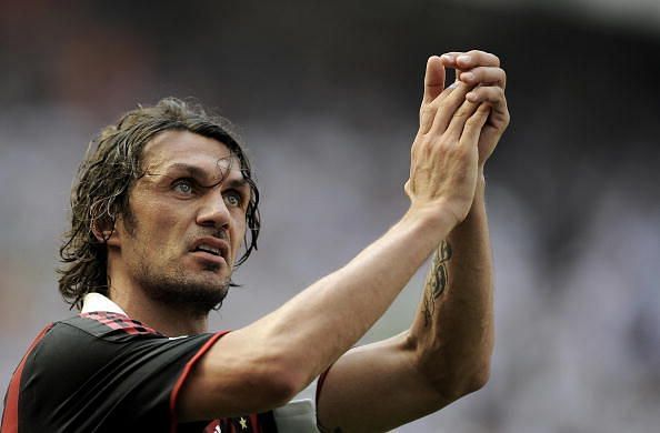 The legendary defender won 7 Scudettos with Milan