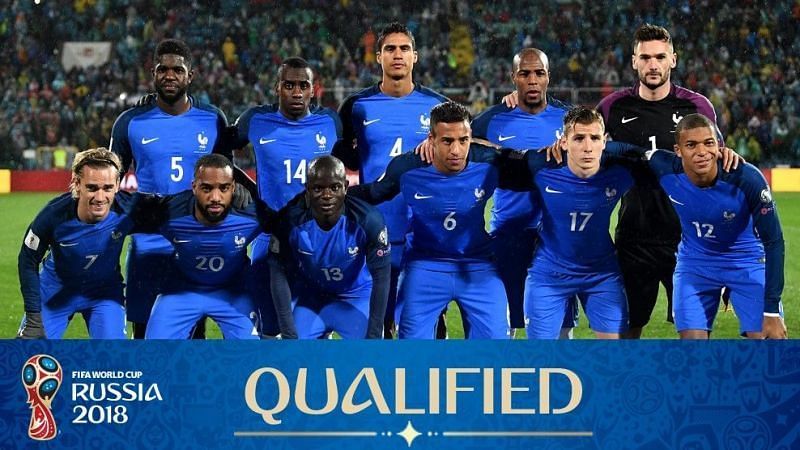 France will be hoping to win their second world cup in Russia 