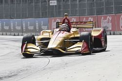 The Latest: Hunter-Reay races to 1st IndyCar win since 2015