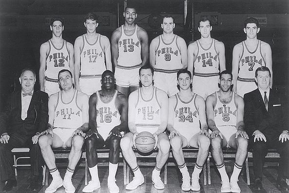 1961-62 Philadelphia Warriors Team Portrait