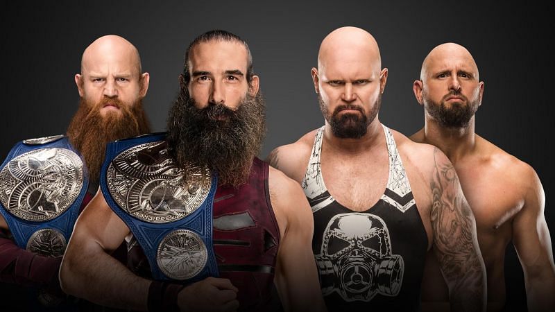 This is the first time these four men have wrestled each other 