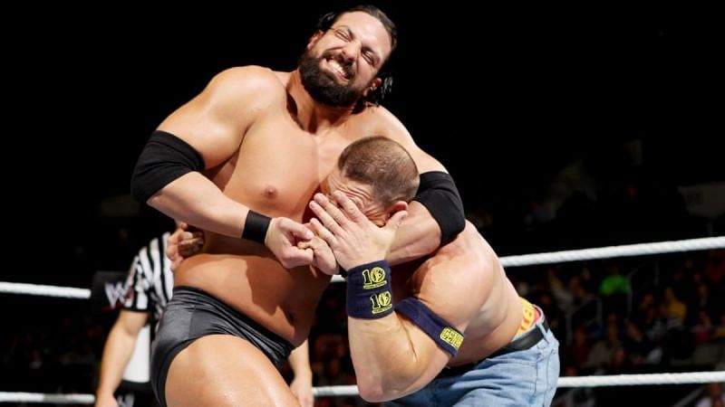 Damien Sandow faced Cena to try and win the WWE Championship