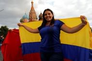 Fans in Moscow before the 2018 FIFA World Cup Russia