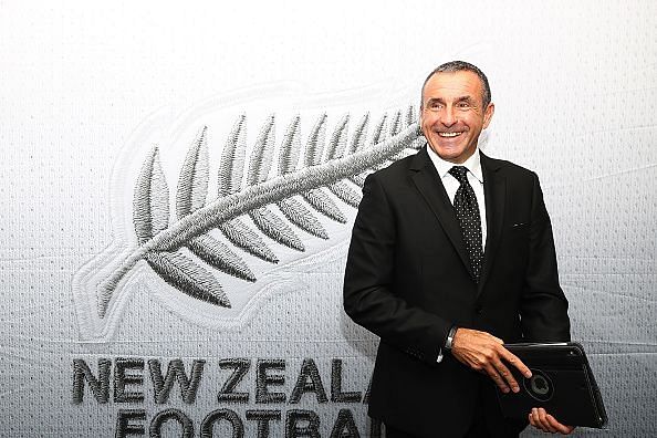 New Zealand coach Fritz Schmid