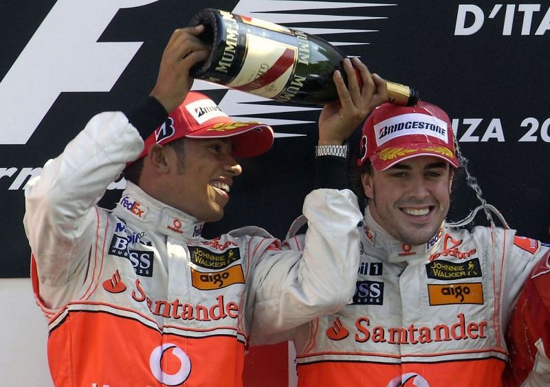 Podium, Italian GP, 2007