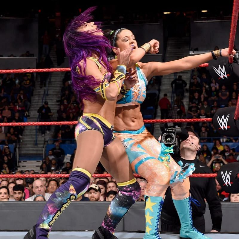 Image result for wwe bayley attacks sasha