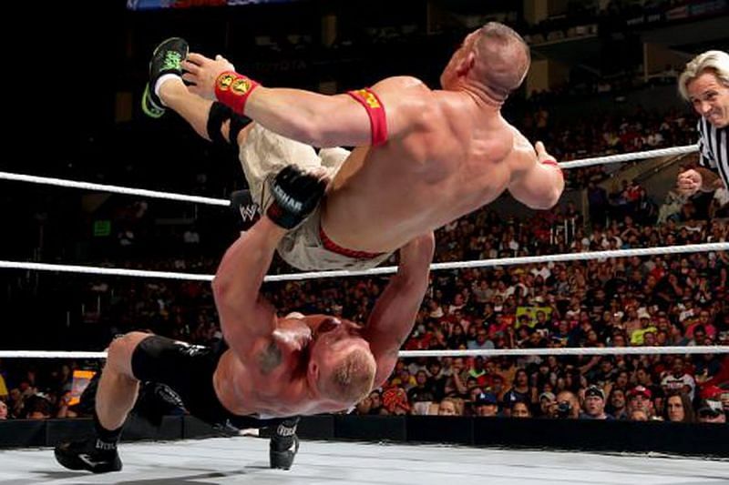 Image result for wwe john cena vs brock lesnar staerdown