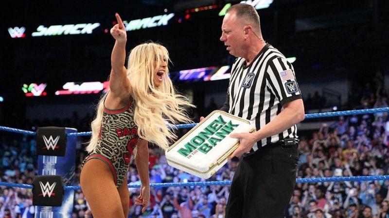 Carmella cashed in the Money in the Bank briefcase on Charlotte the night after WrestleMania