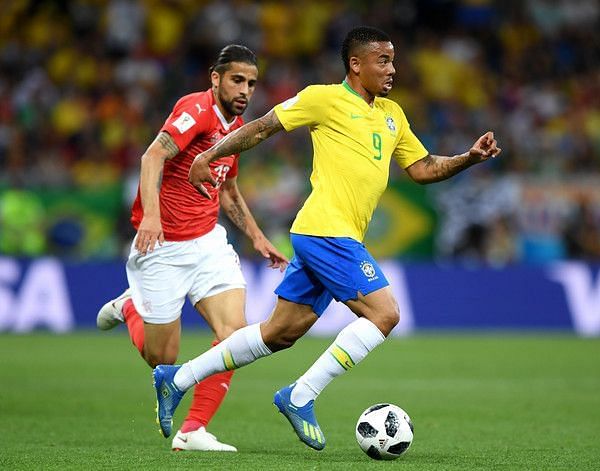 Gabriel Jesus in action for the Selecaos