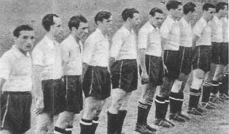 The Cuban team that participated in 1938 World Cup