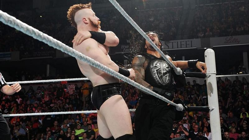 Sheamus successfully cashed in the Money in the Bank briefcase against Roman Reigns