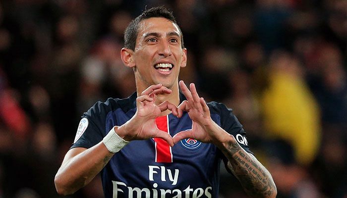 Di Maria played wit Ronaldo, Messi and Neymar with different teams