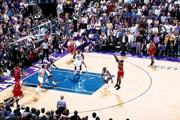 Michael Jordan&#039;s game winner v. Utah Jazz