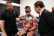Image result for finn balor backstage injured