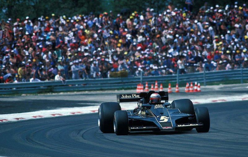 Mario Andretti During the 1977 French Grand Prix