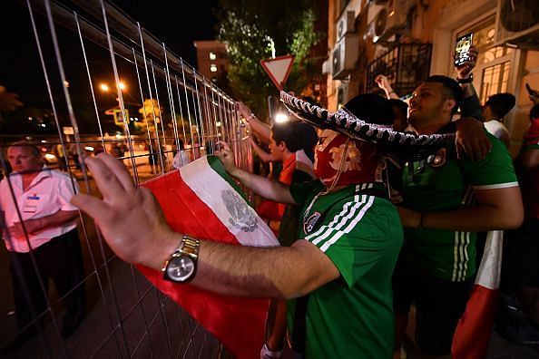 Mexican Fans Support Their Players - FIFA World Cup Russia 2018