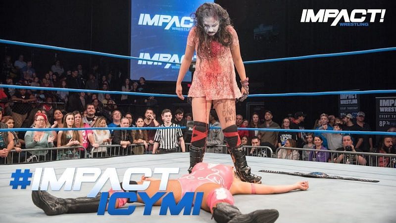 Su Yung defeated Allie to win the Knockouts Title 