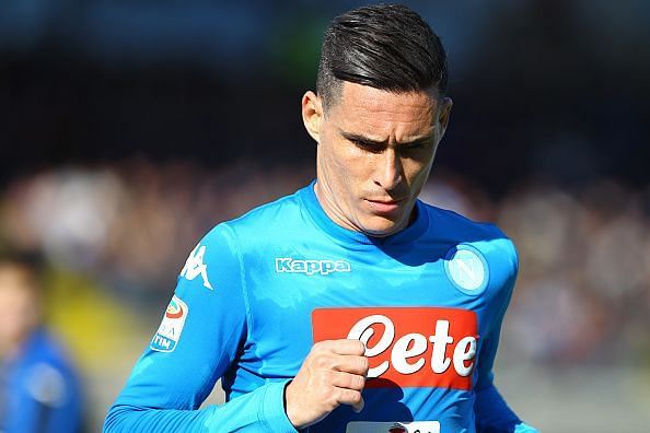 Jose Maria Callejon of Ssc Napoli in action   during the...