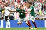 Germany were caught on the break by Mexico