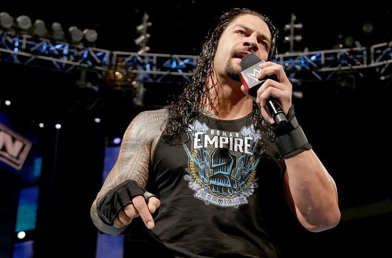 Image result for wwe roman reigns on the mic